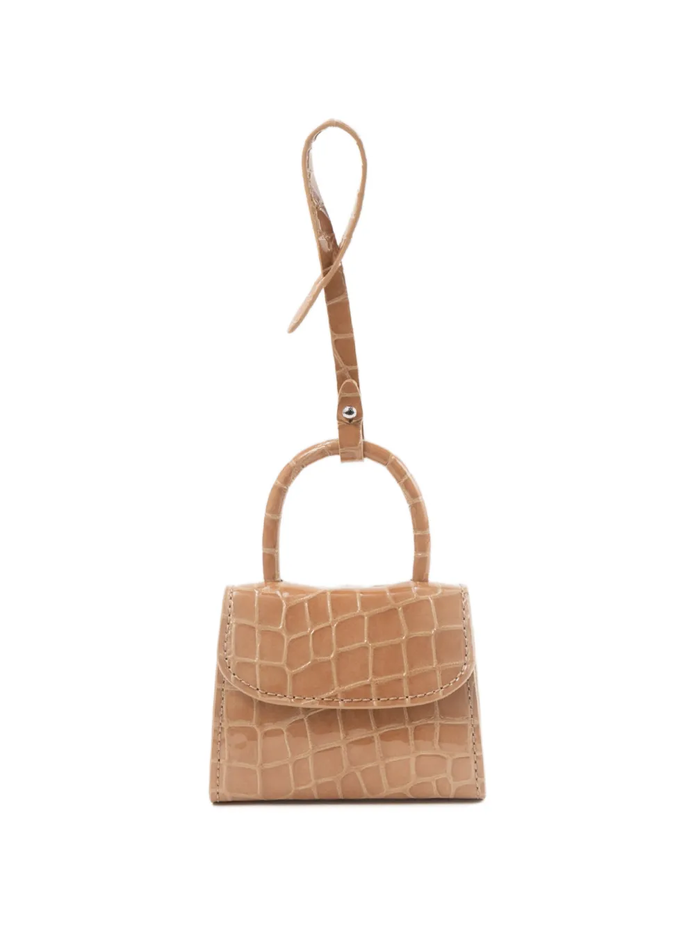 BY FAR Ciondolo goffrato mini - Toni neutri