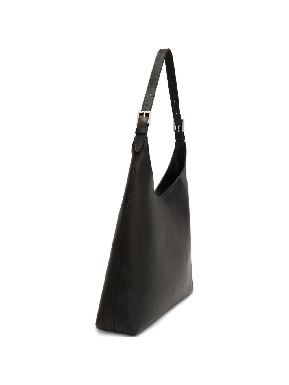 BY FAR Borsa a spalla Camryn grande in pelle - Nero