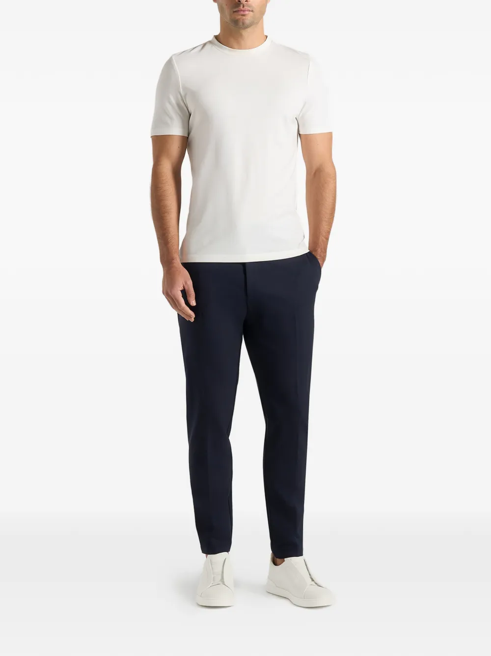 Mani&egrave;re De Voir Aiden slim-fit trousers - Blauw