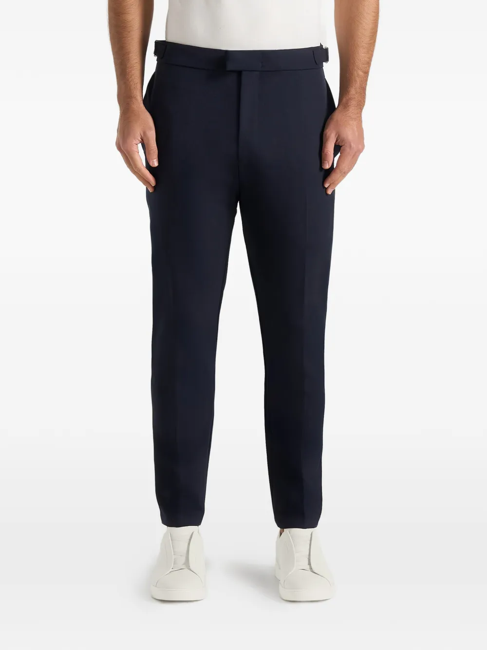 Manière De Voir Aiden slim-fit broek Blauw