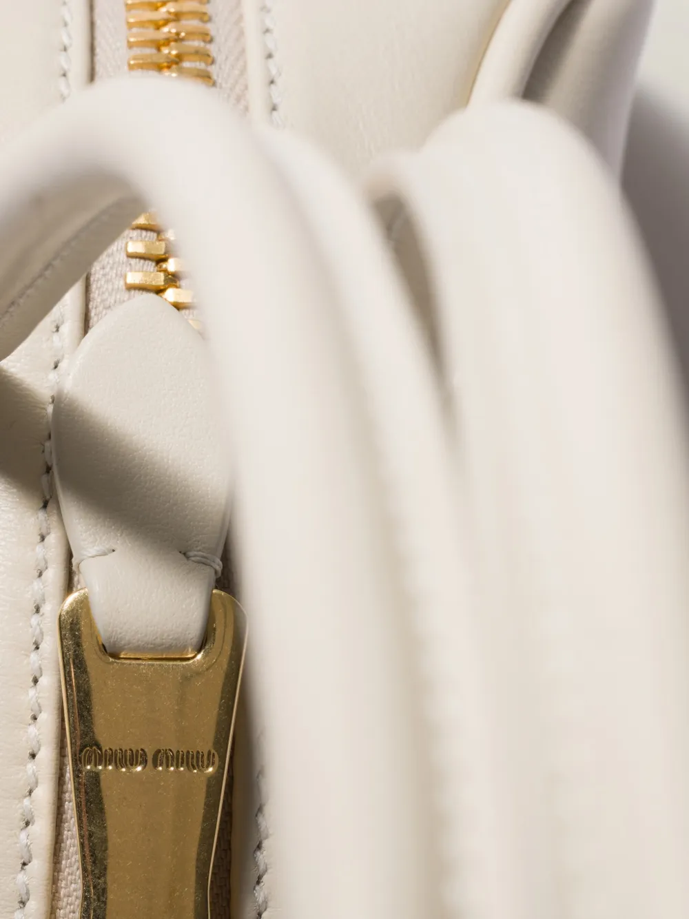 Miu Beau schoudertas Beige