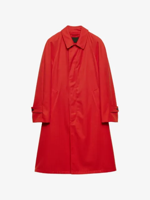 Prada technical gabardine coat