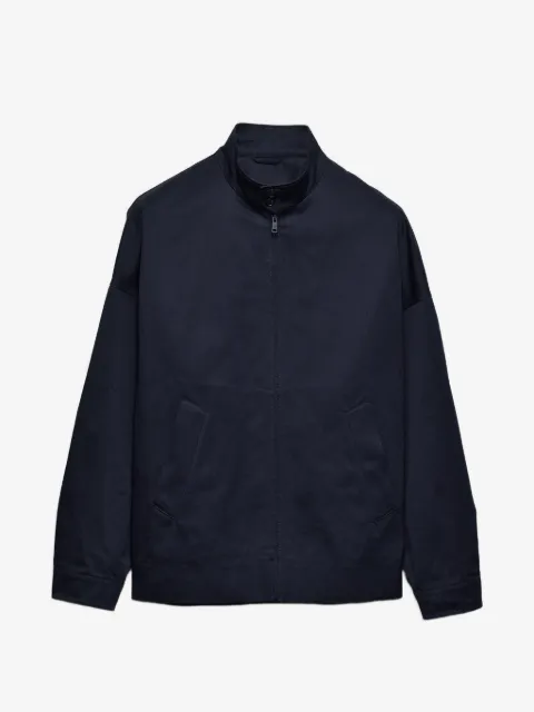 Prada jacka med ståkrage och logotyp