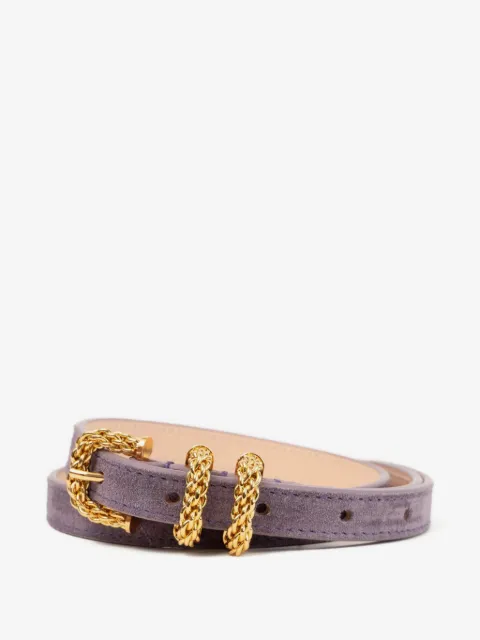 BY FAR Kat leather belt