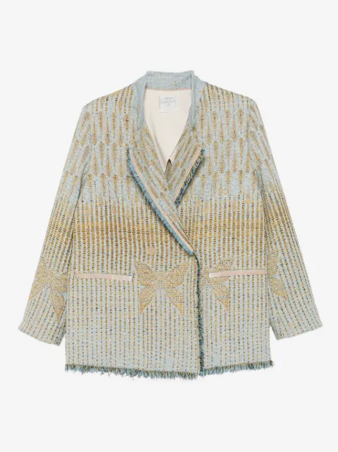 Forte Forte fringed-edges blazer