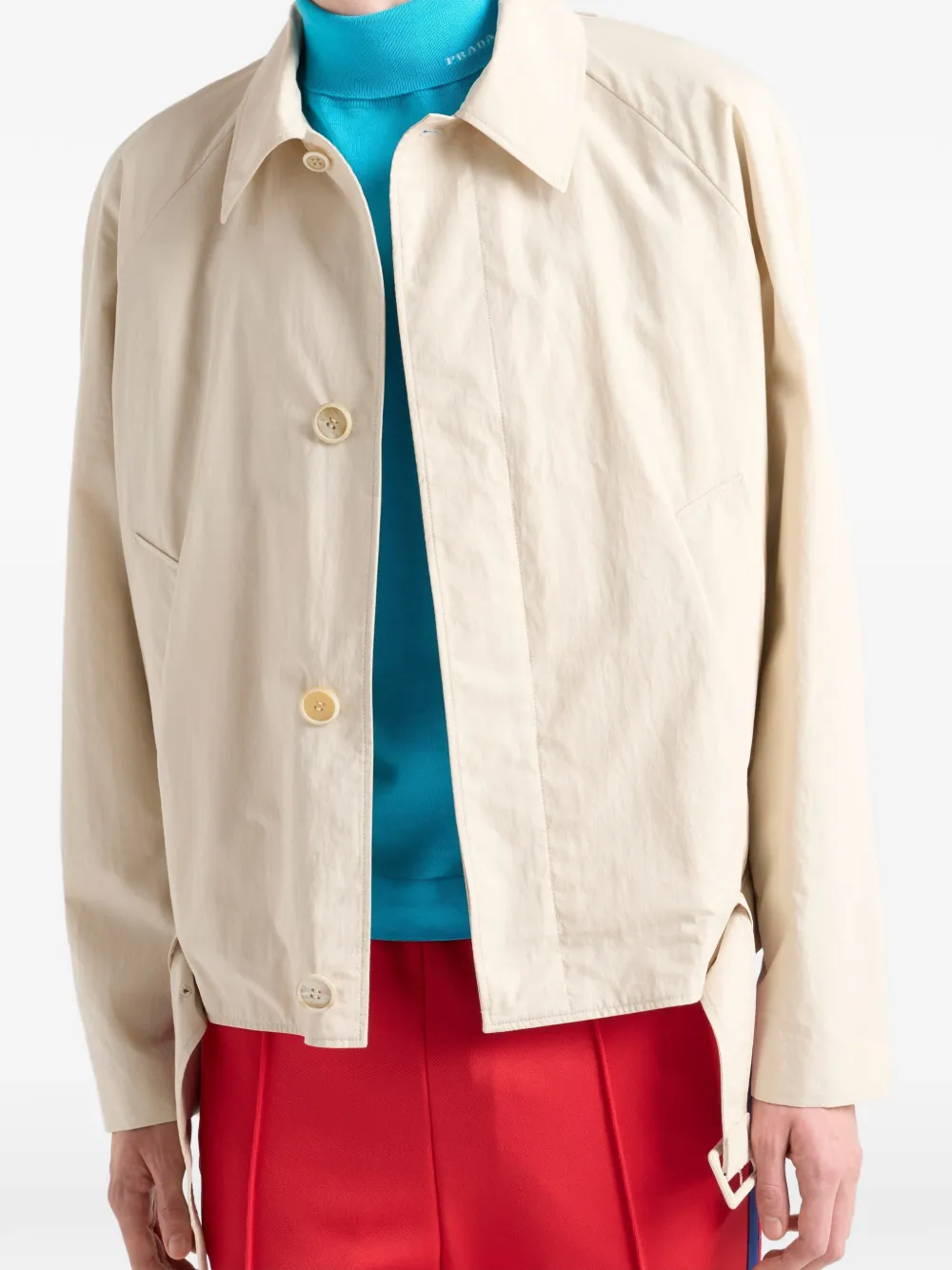 raglan-sleeve jacket