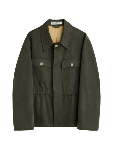 OUR LEGACY coated pocket jacket