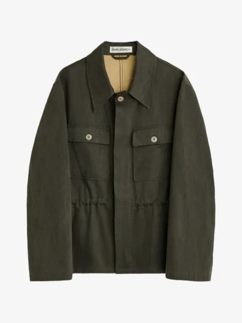 OUR LEGACY coated pocket jacket