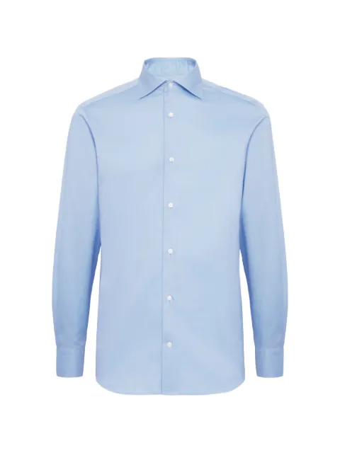 Boggi Milano twill windsor-collar shirt