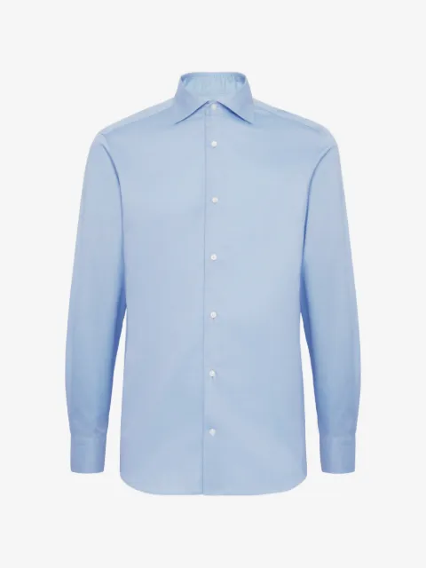 Boggi Milano camisa con cuello rompevientos