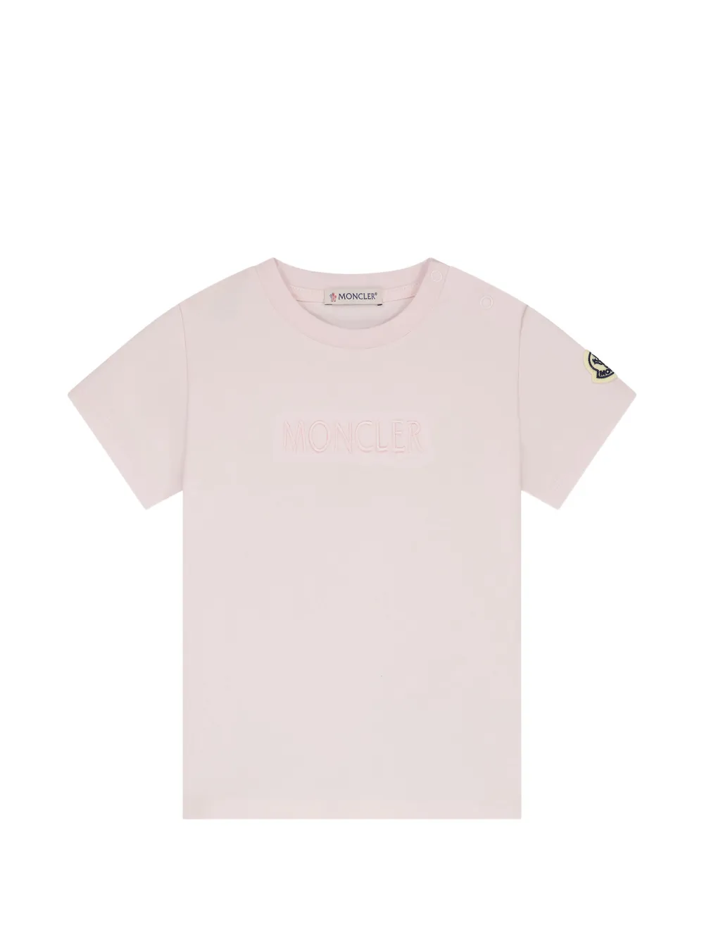 MONCLER ✨ピンク ロゴ Tシャツ Moncler Enfant ロゴ Tシャツ | ピンク | FARFETCH JP