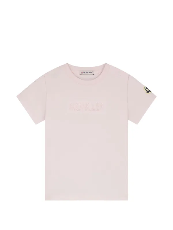 Moncler Enfant ロゴ Tシャツ | ピンク | FARFETCH JP