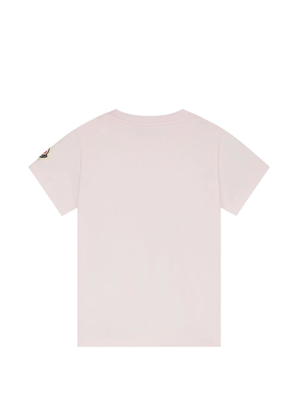 Moncler Enfant T-shirt met logopatch Roze