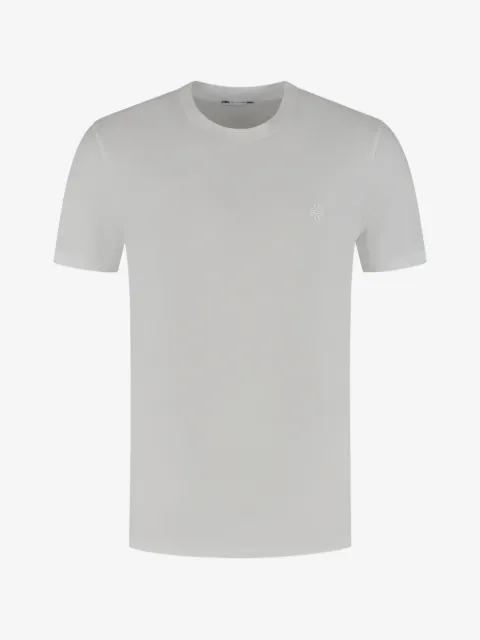 Jacob Cohën floral-embroidered T-shirt