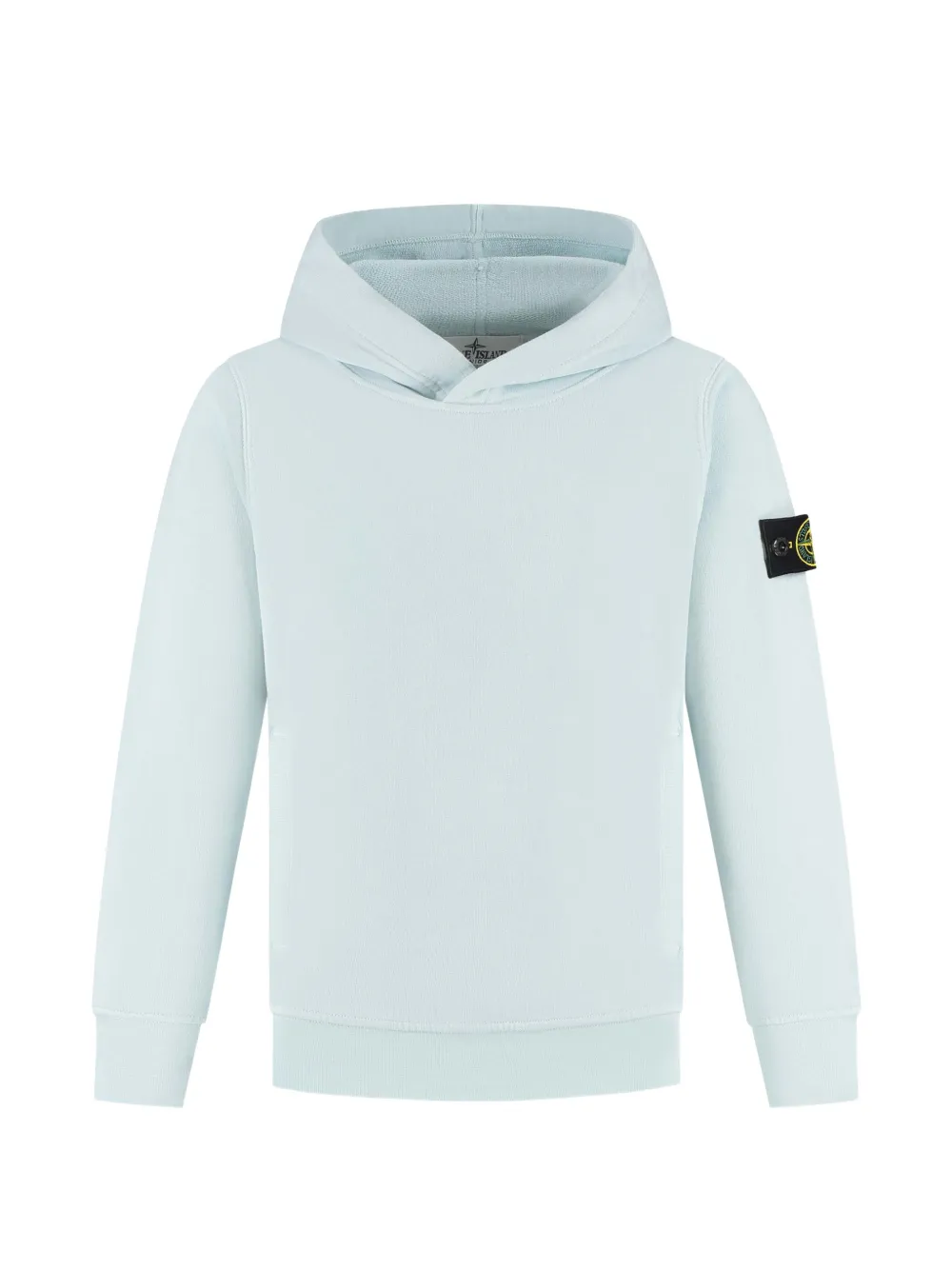 Stone Island Junior patch hoodie - Blu