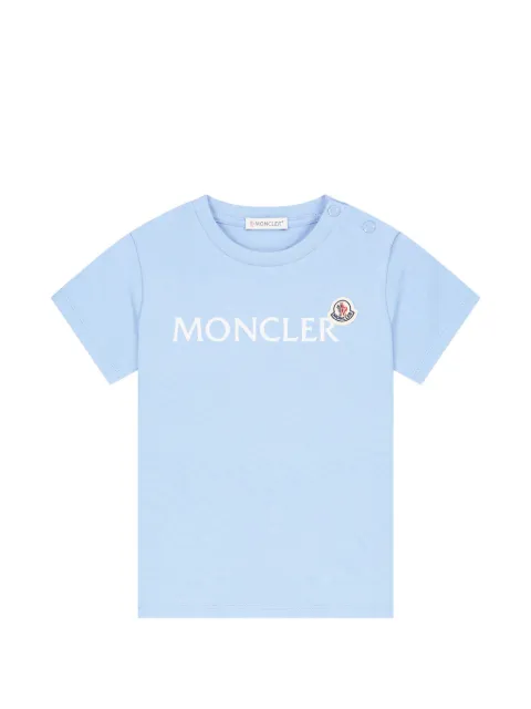 Moncler Enfant camiseta con logo