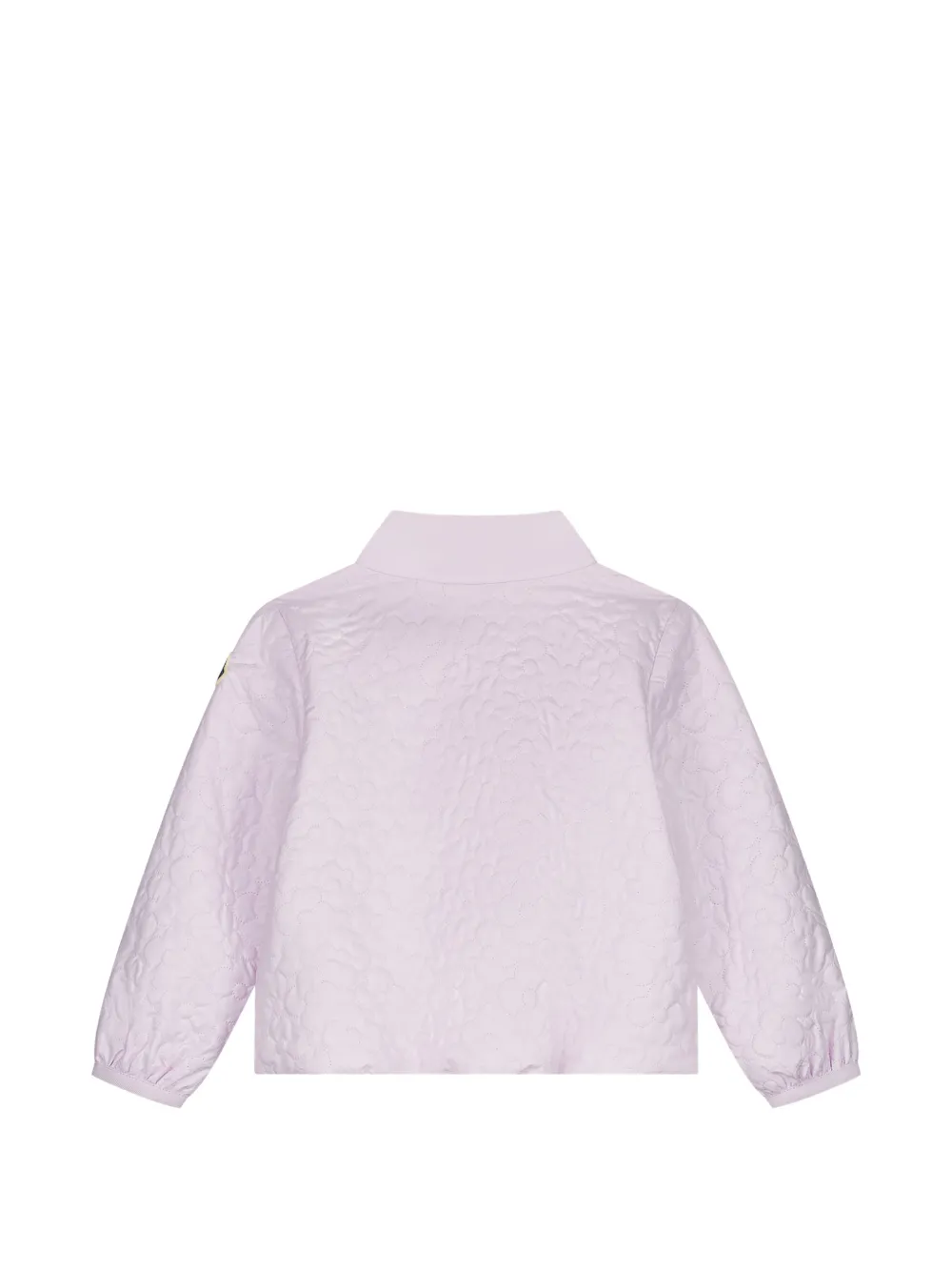 Moncler Enfant quilted zip-up coat - Roze