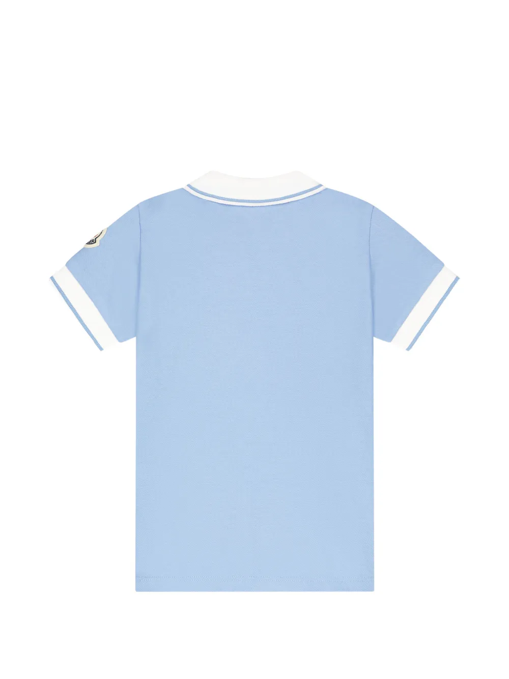 Moncler Enfant short-sleeve polo shirt - Blauw