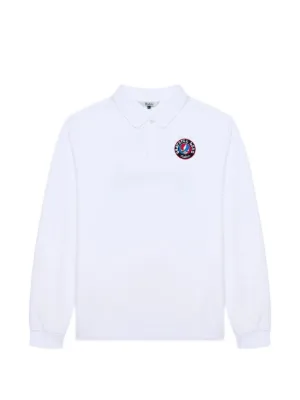 Malbon Golf x Jesper Parnevik long-sleeved Polo Shirt | White