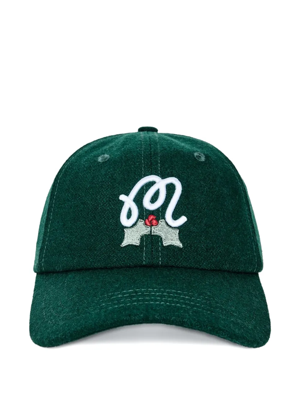 Malbon Golf Mistleflow Dad logo cap - Verde