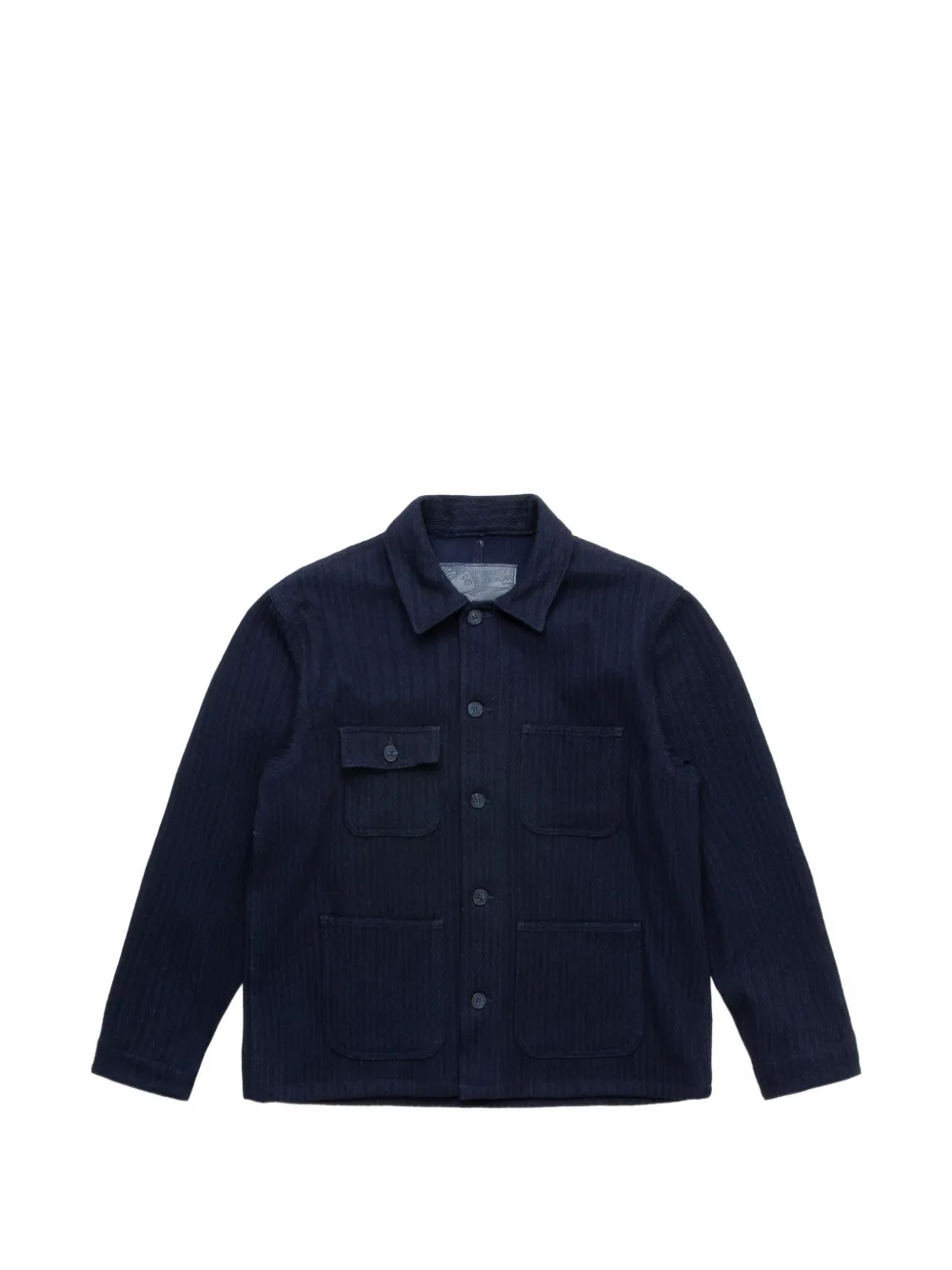 Naked and Famous Chore Coat patch-pocket jacket - Blu
