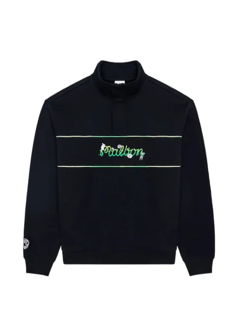 Malbon Golf x Grateful Dead collegiate zip sweatshirt