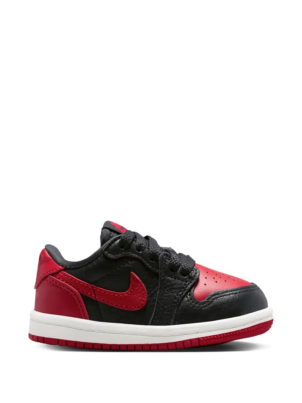 Jordan Kids Air Jordan 1 Low OG "Black Varsity Red Summit White" sneakers Zwart