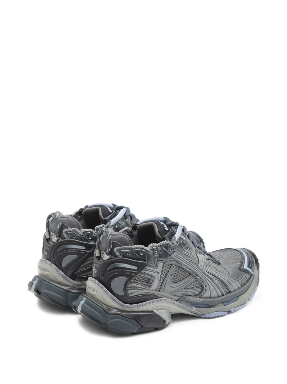 Balenciaga printed runner sneakers Grijs