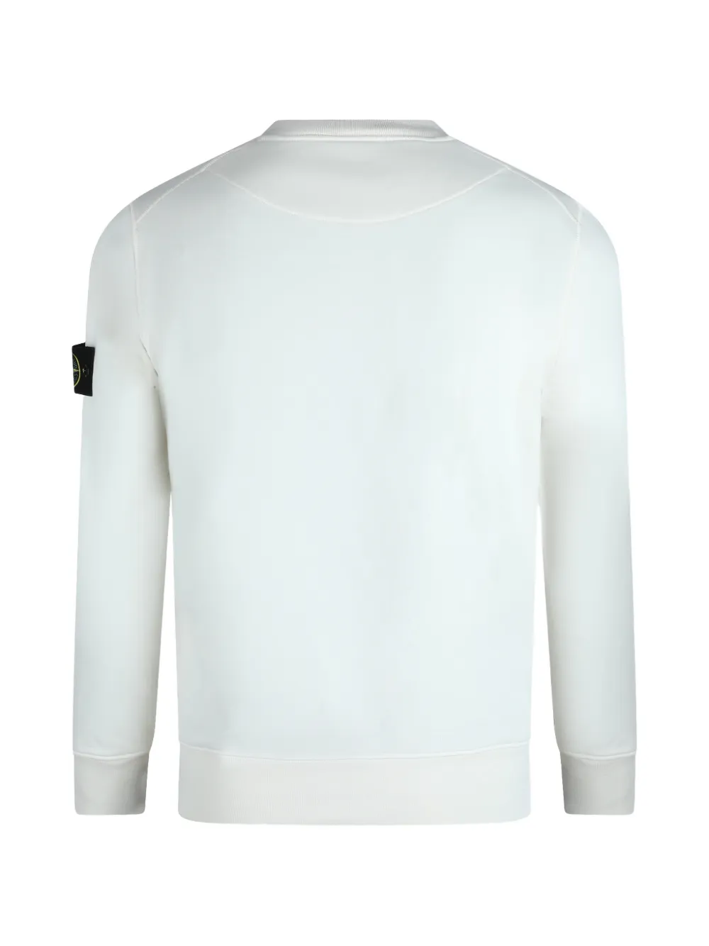 Stone Island crew-neck logo-patch sweatshirt - Wit