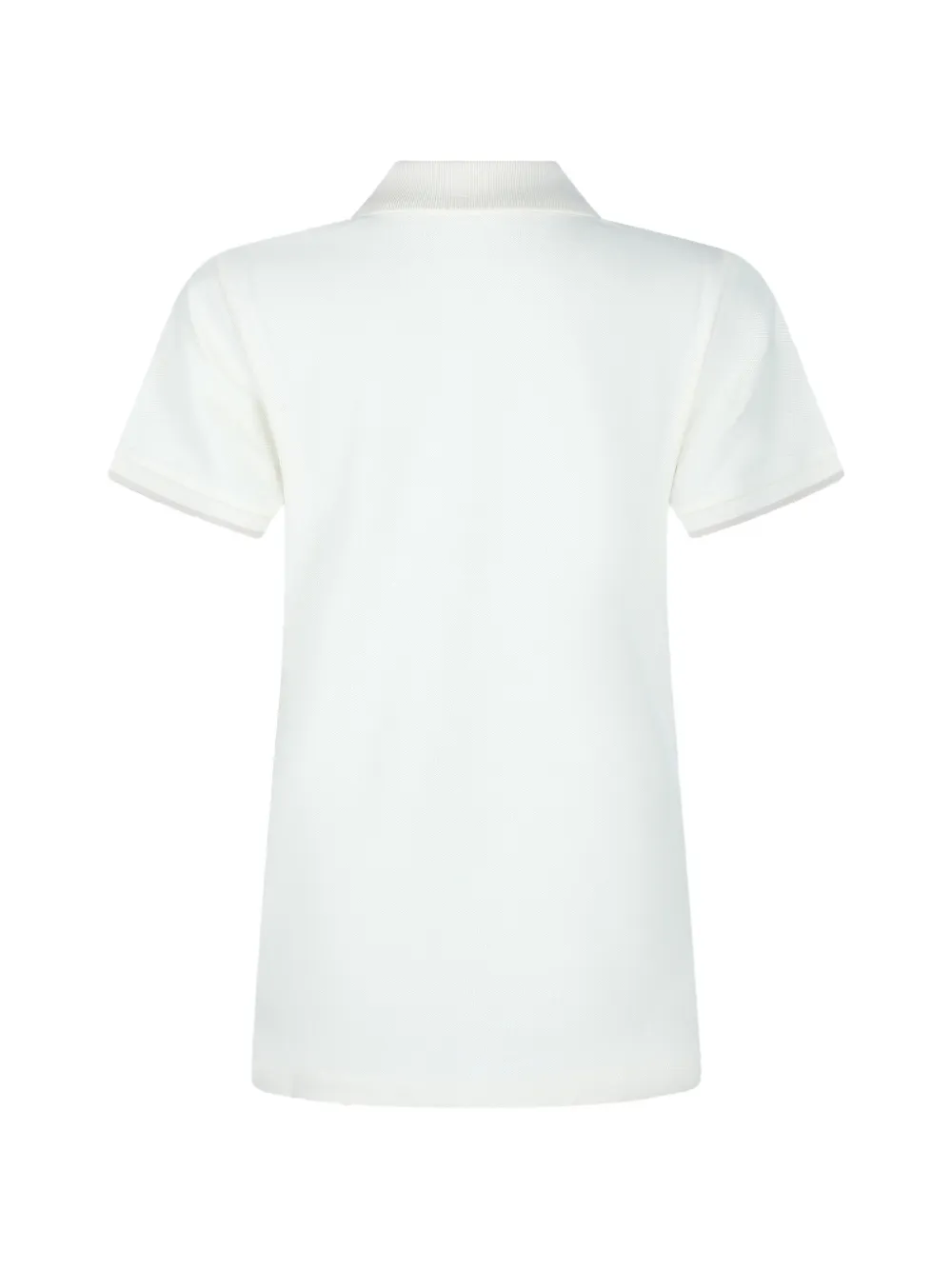 Moncler button logo patch T-shirt - Wit