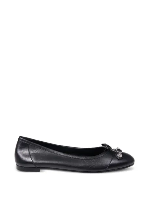 Balenciaga City bow buckled ballet flats