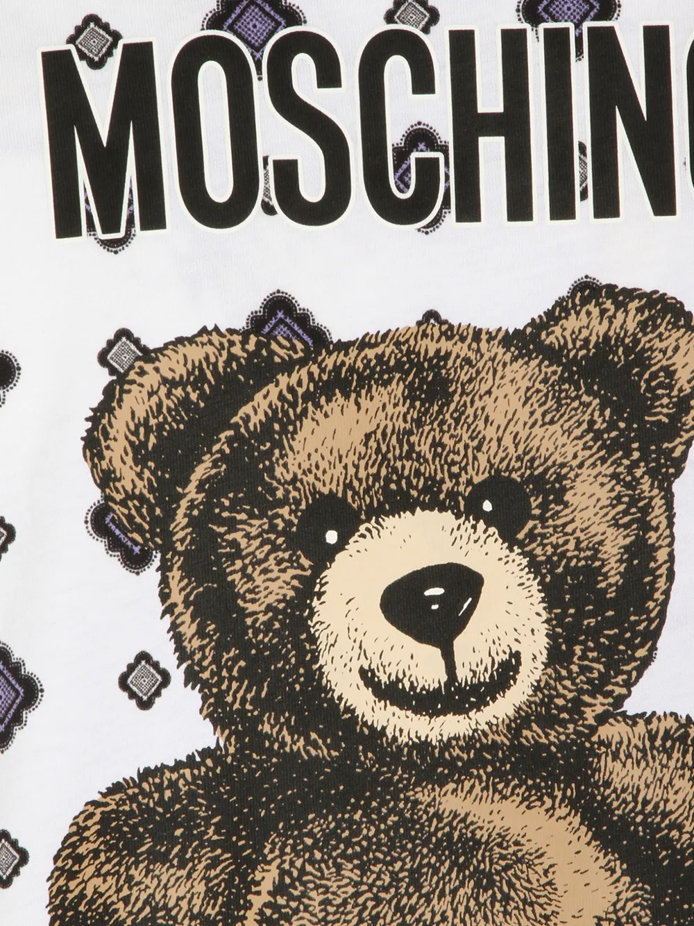 Moschino T-shirt met print Wit