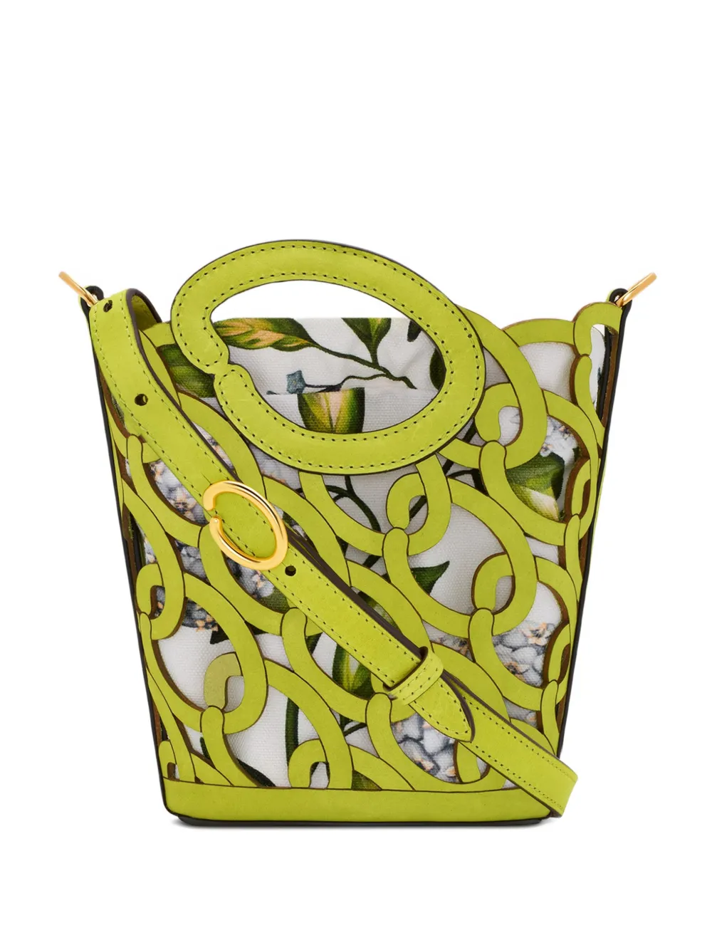 Oscar de la Renta Borsa a secchiello mini - Verde