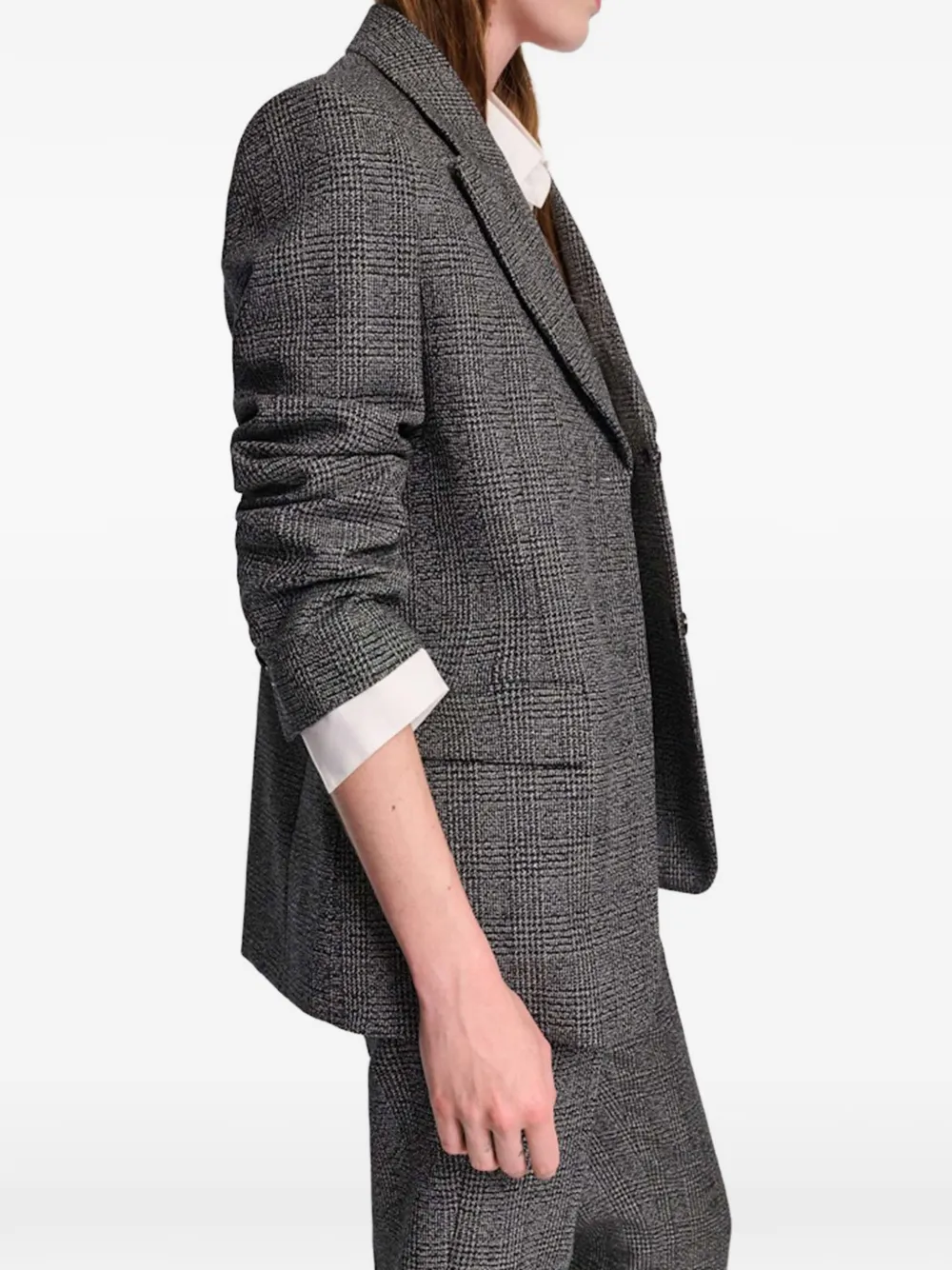 Dorothee Schumacher Geruite blazer Grijs