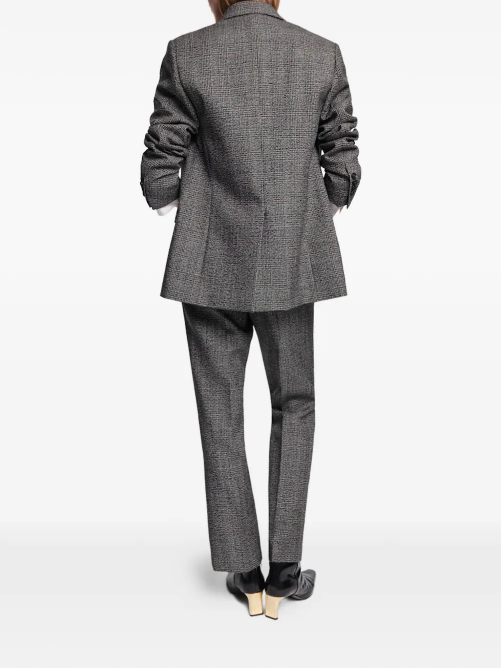  Dorothee Schumacher Blazer A Cuadros - Gris 