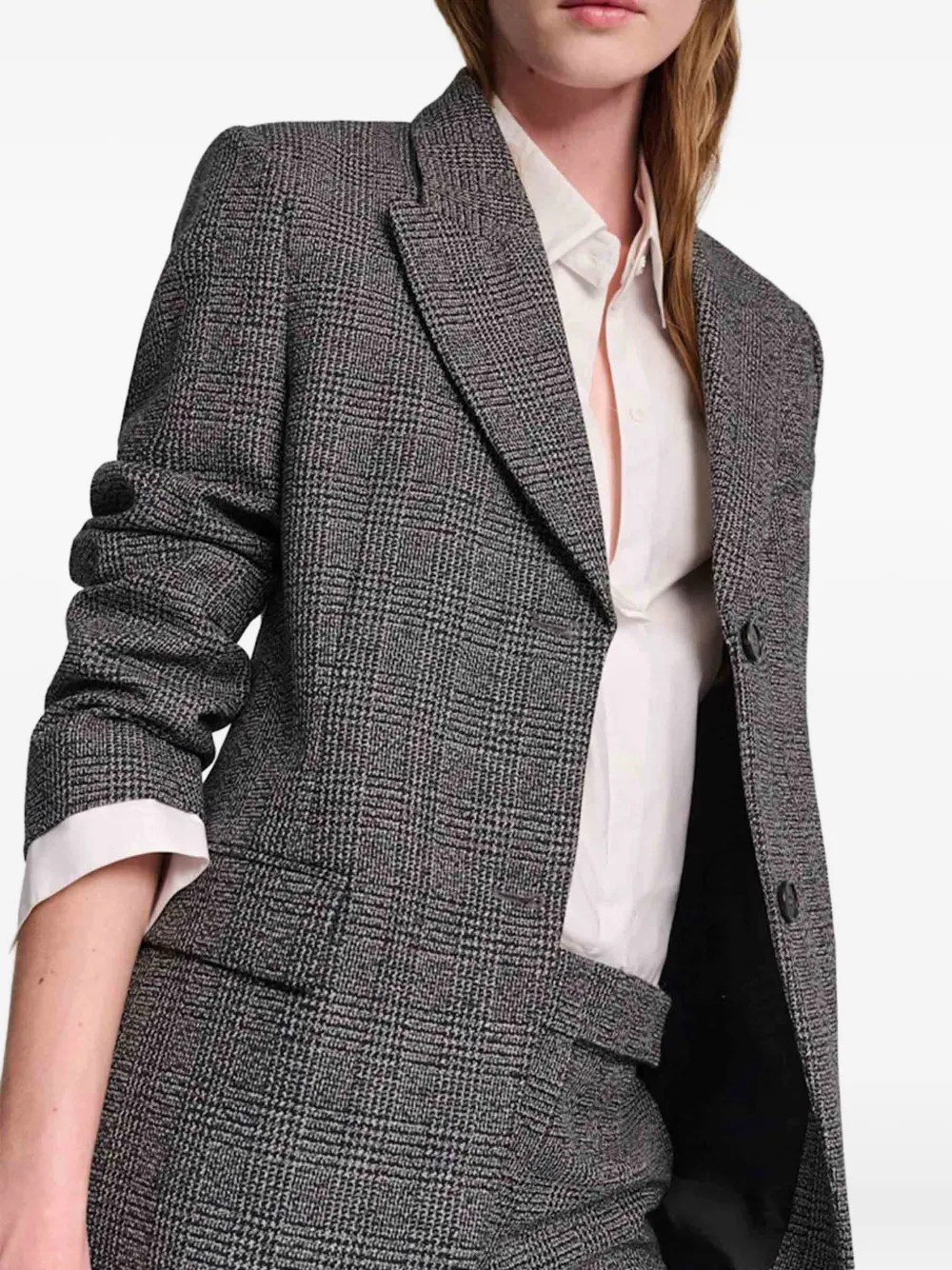 Dorothee Schumacher Geruite blazer Grijs