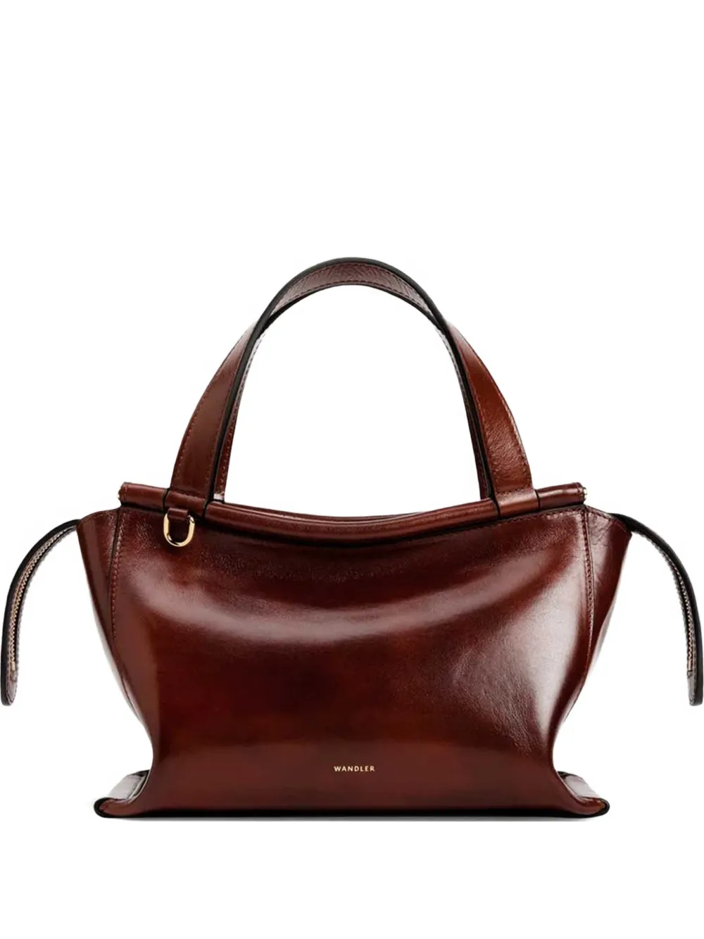 Wandler Ida zip fastening satchel - Marrone