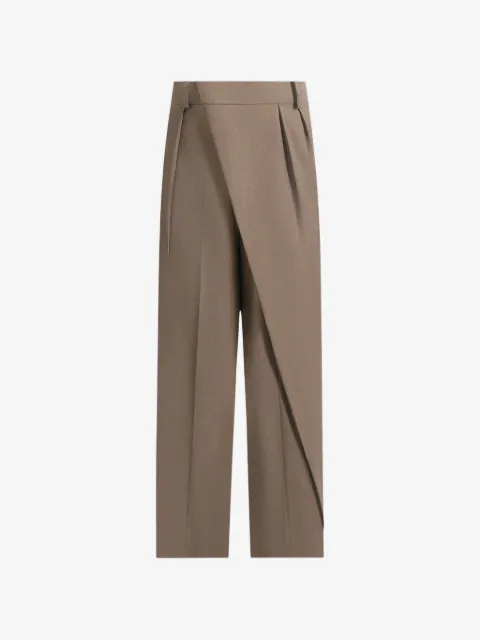 Manière De Voir Colette tailored wrap pleat trousers