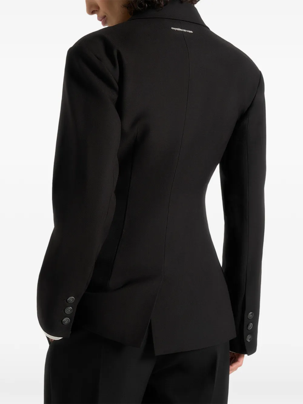 Manière De Voir Maia blazer met dubbele rij knopen Zwart