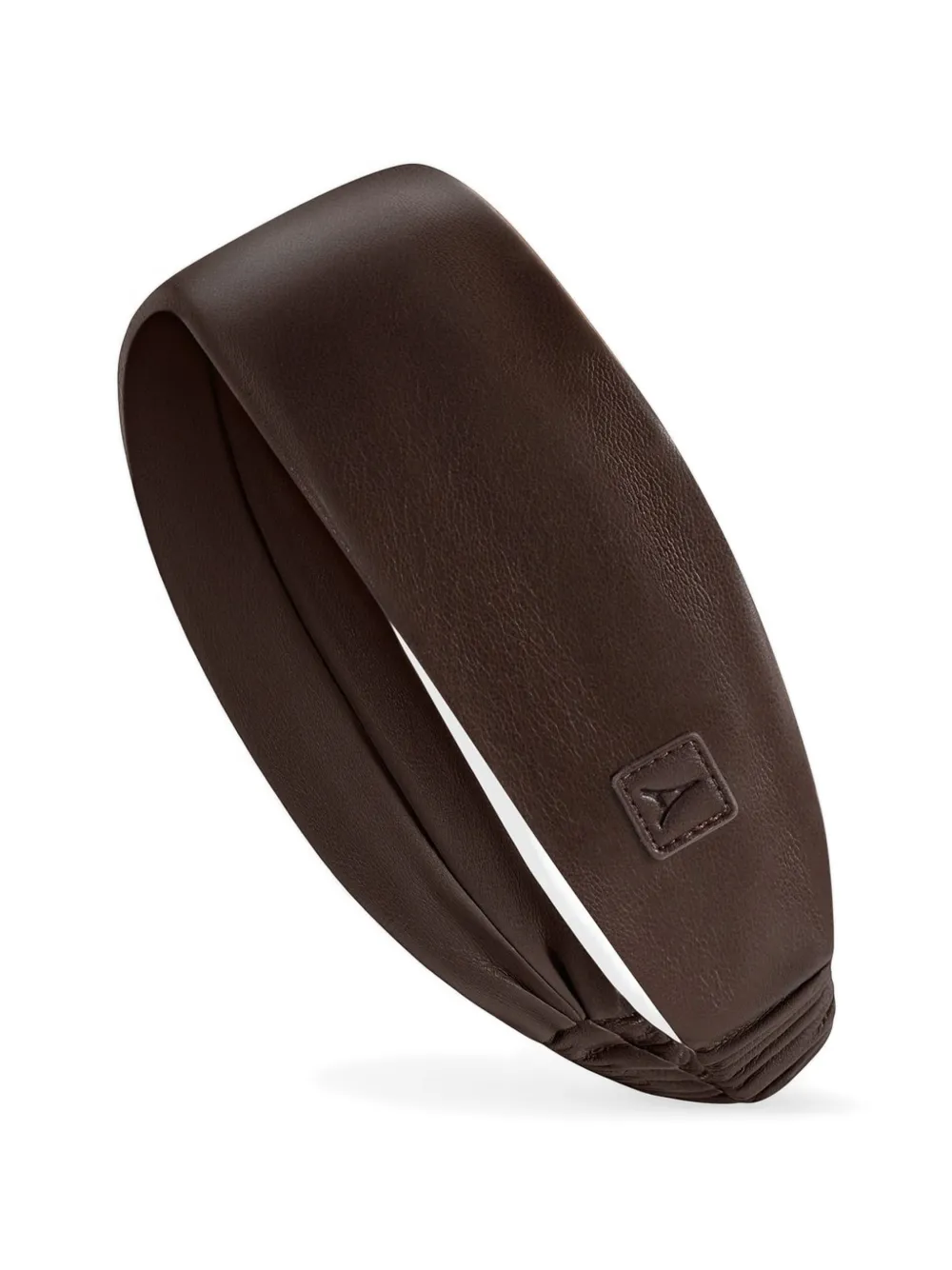 Manière De Voir eiffel leather headband - Marrone