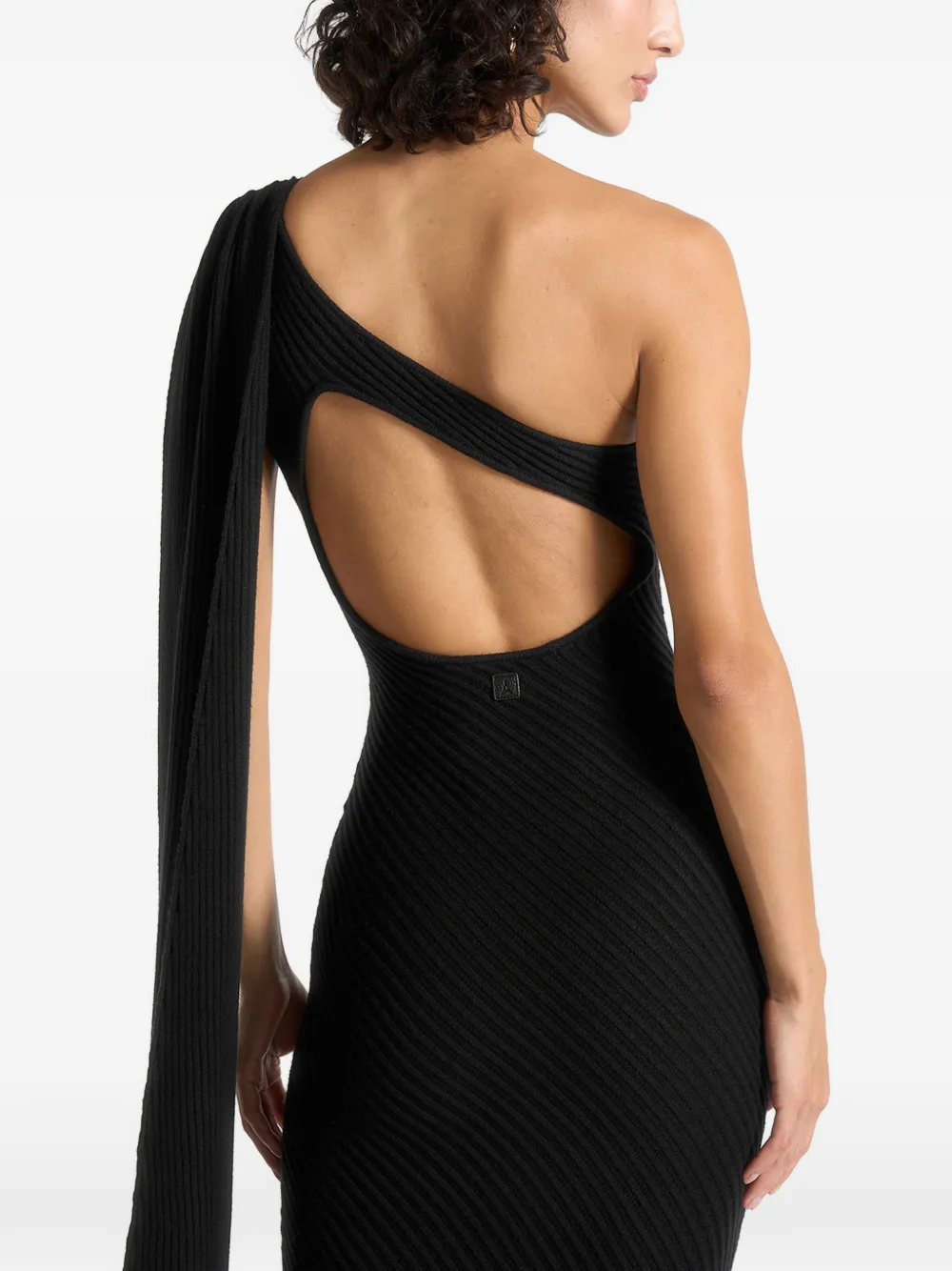 Laya Asymmetric Scarf Maxi Dress