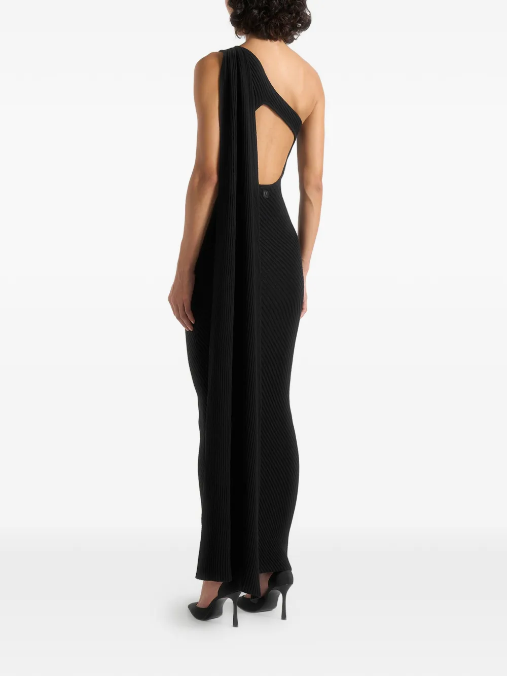 Laya Asymmetric Scarf Maxi Dress