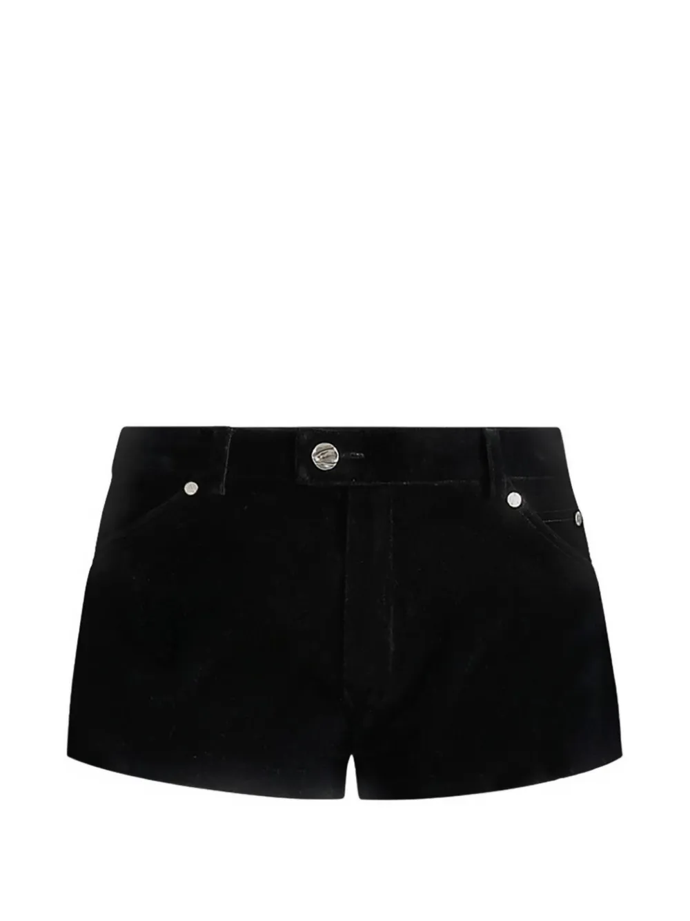 Manière De Voir Samia velvet mini shorts - Nero