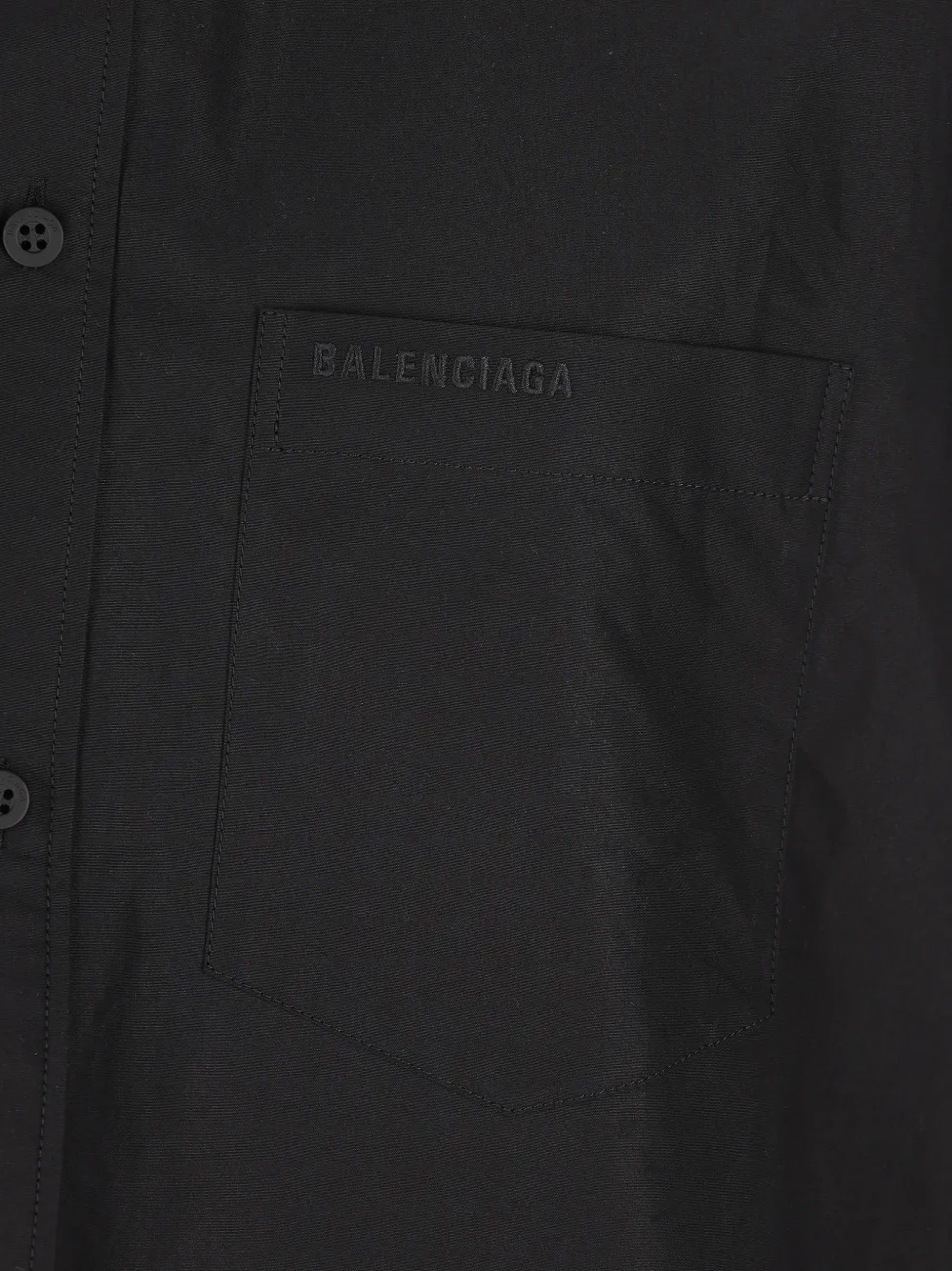Balenciaga Button-up blouse met borduurwerk Zwart
