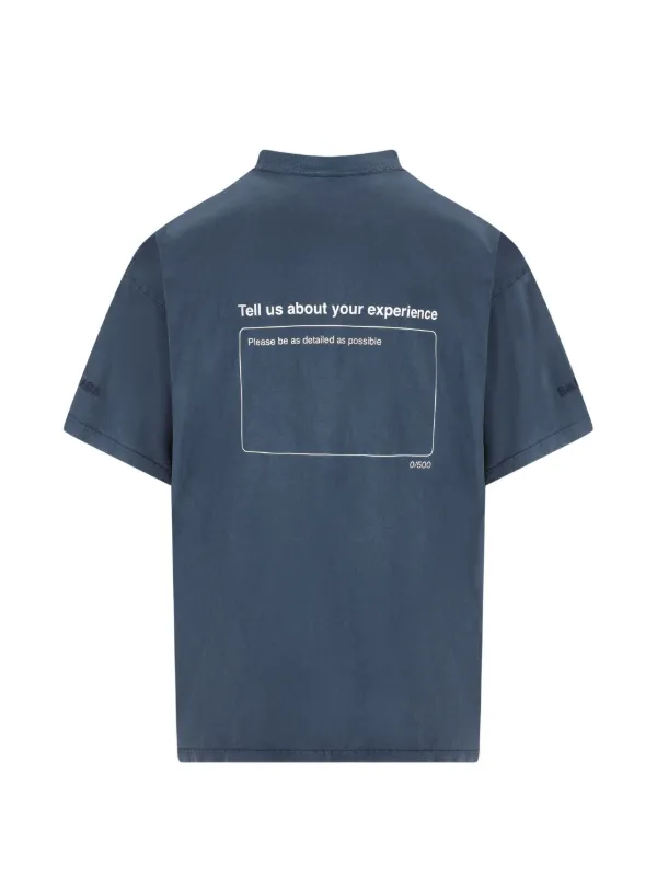 Balenciaga スタープリント Tシャツ | ブルー | FARFETCH JP