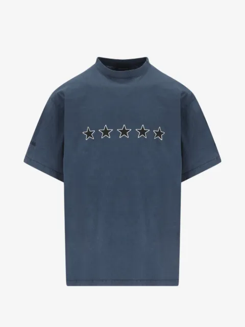 Balenciaga playera con estrellas estampadas