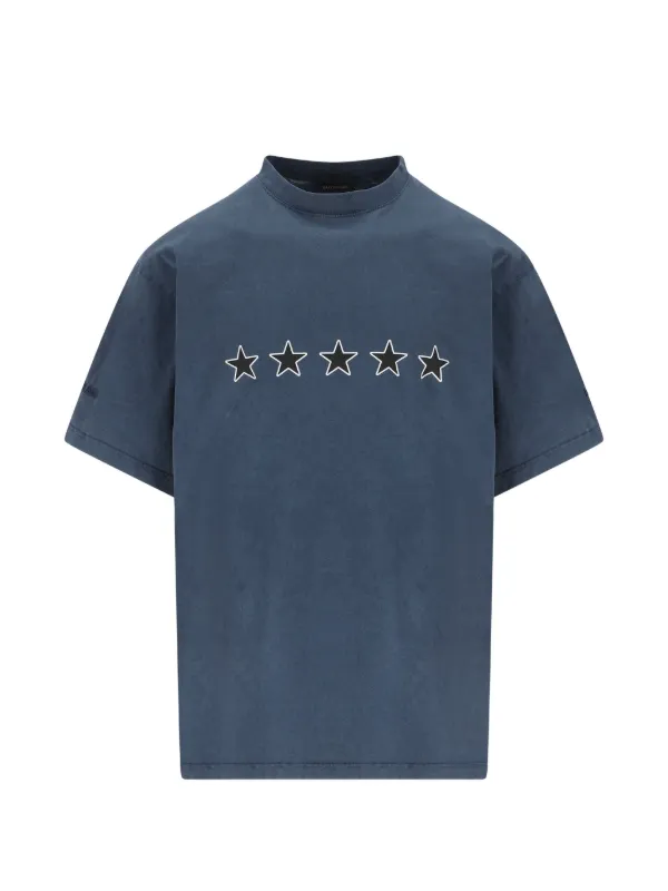 Balenciaga スタープリント Tシャツ | ブルー | FARFETCH JP