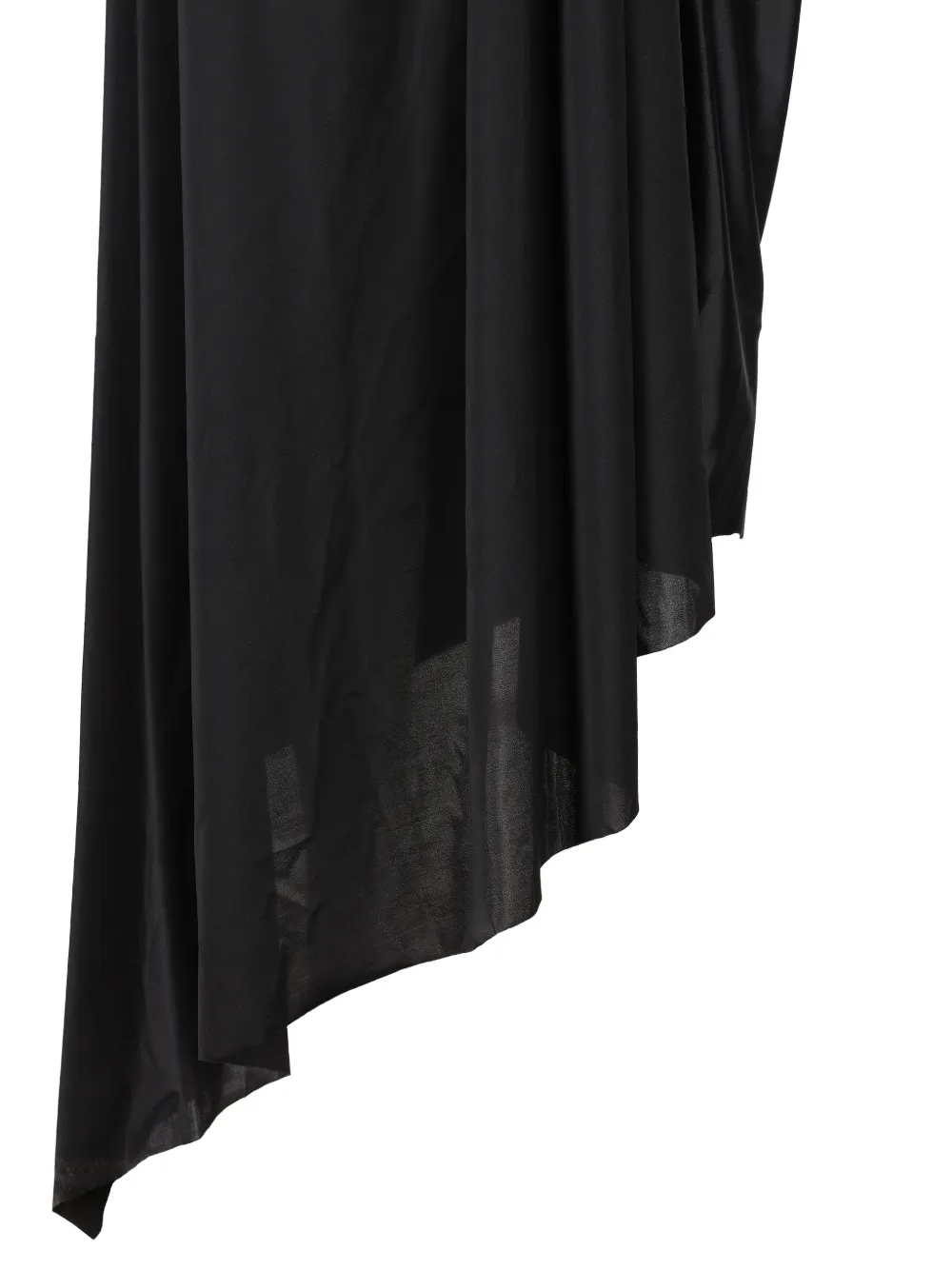 Balenciaga Asymmetrische midi-jurk Zwart