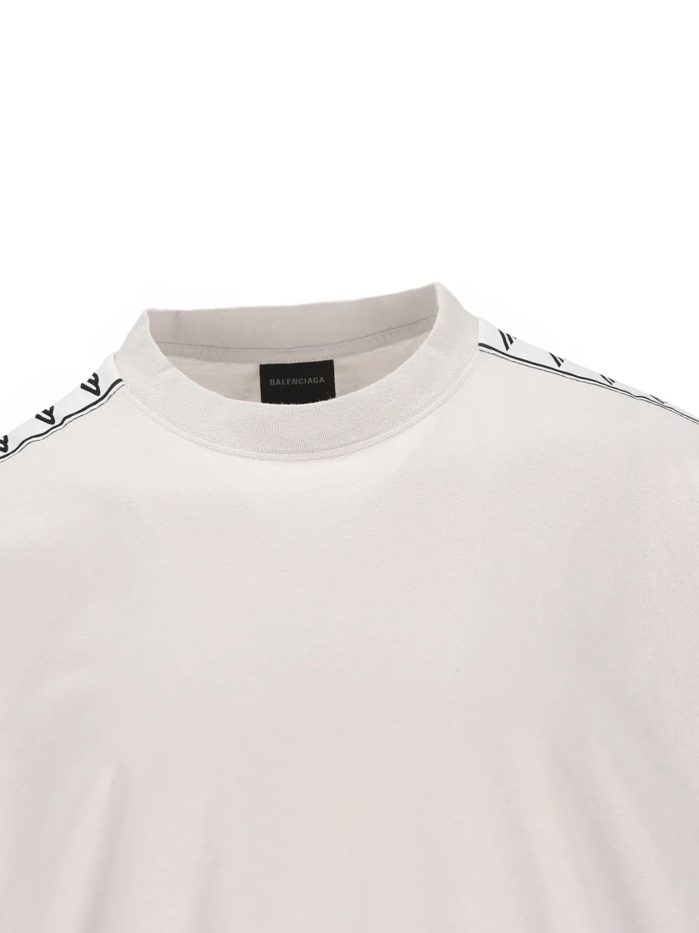 Balenciaga T-shirt met ronde hals Beige