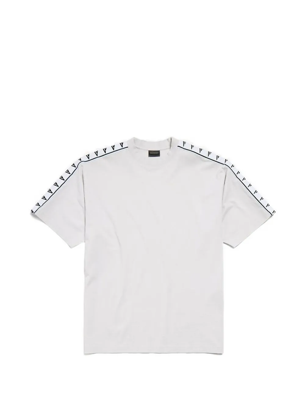 Balenciaga Medium-fit gestreept T-shirt Beige
